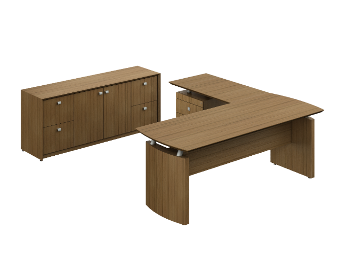 Conjunto Semi Ejecutivo 200 x 330 x 75 cm Contempo