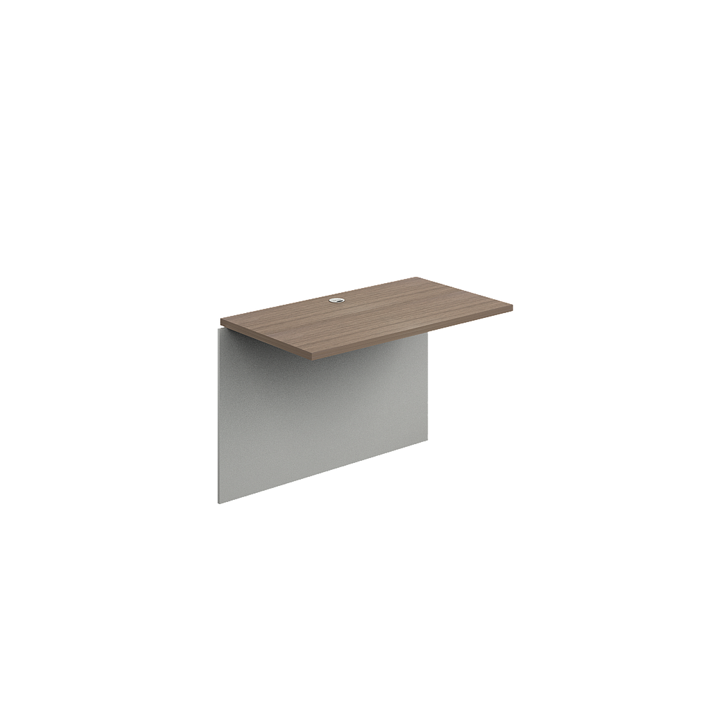 [GBR650090BP30BP10] Bridge with full modesty panel 36 x 24 x 30" Prime (Oxford, Baja Presion Silver)