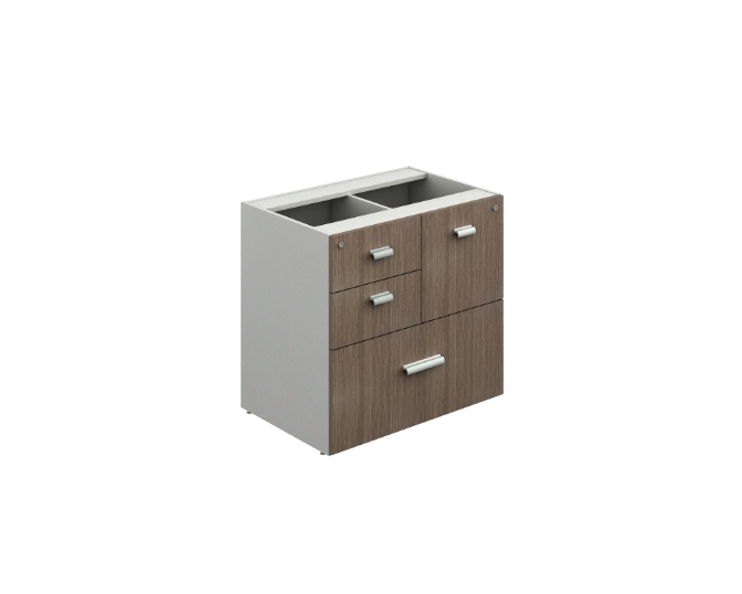 [GBR390BP30BP10] Mountable combo file 30 x 19.6 x 29" Prime (Oxford, Baja Presion Silver)