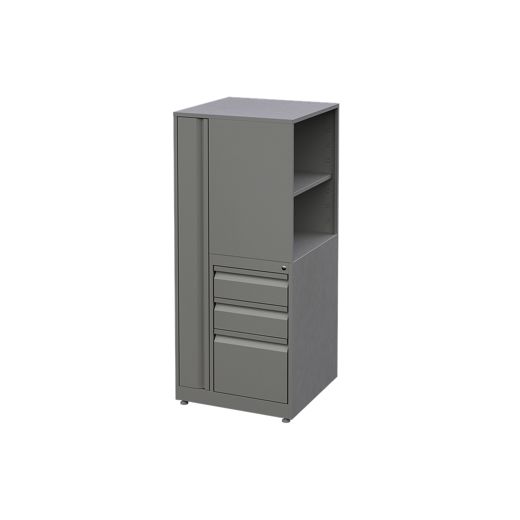 Open Side Wardrobe (Metal) 24 x 24 x 55"