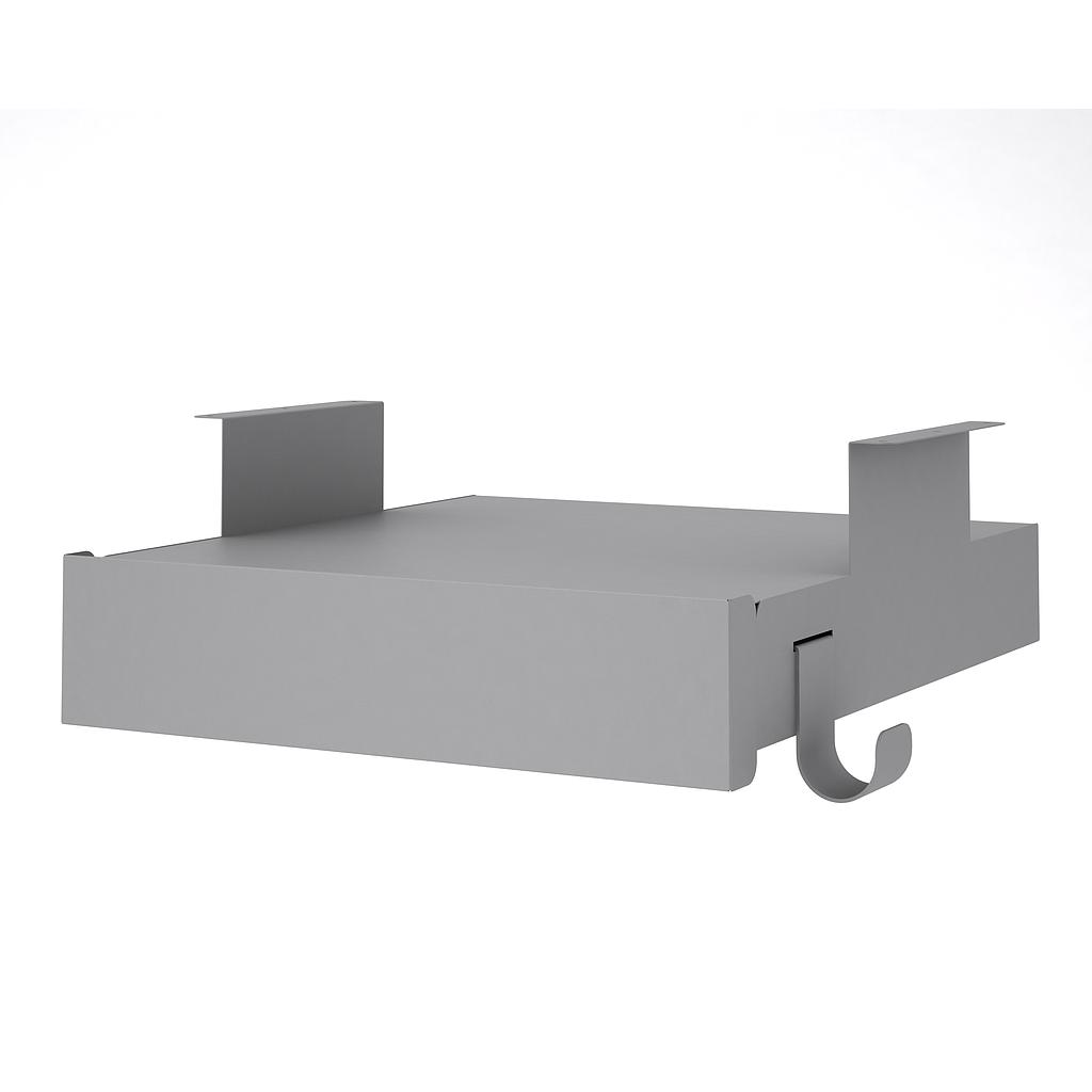 [GAM964PL00] Metal drawer w/bag hanger (En Polvo Negro)