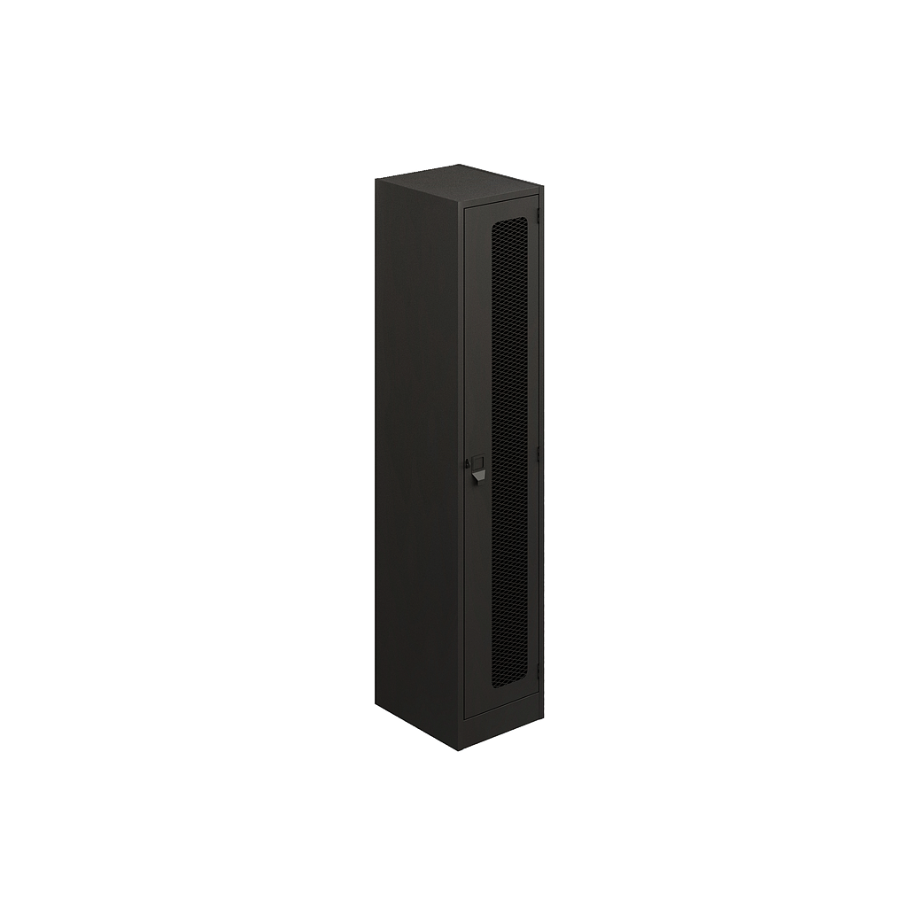 [GAA761LL02] 1-door standard ventilated locker 24 gauge top & back, 22 gauge body & doors 15 x 17.5 x 72" (Beige)