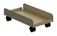 [GAN885LL02] mobile CPU holder 10 x 19 x 5" Nova  (Beige)