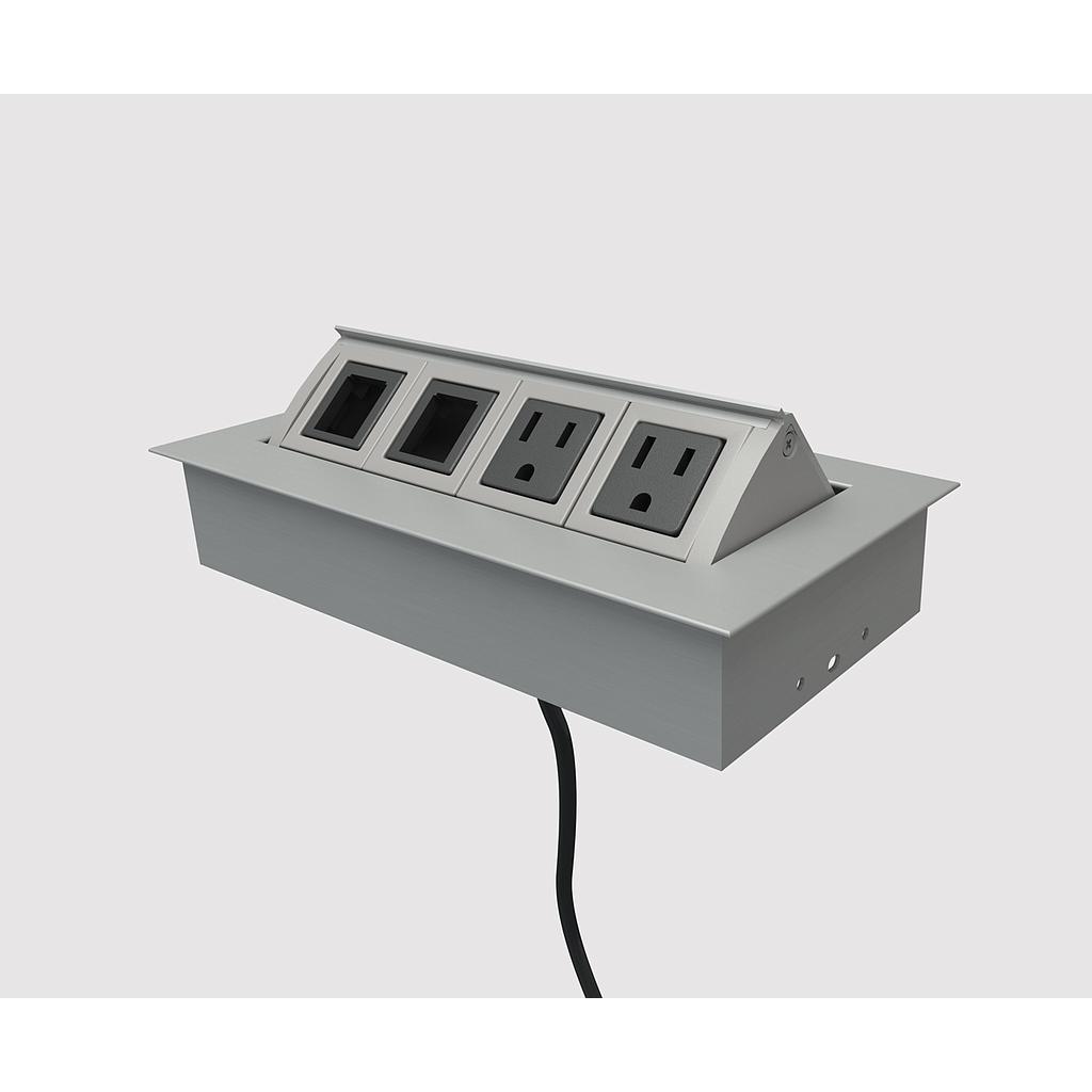 MHO 2 power, 2 open data 120" cord