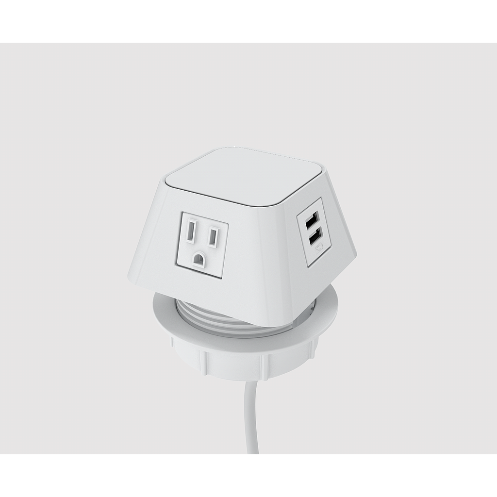 Moire 3 power, 1 USB A+C 72" cord