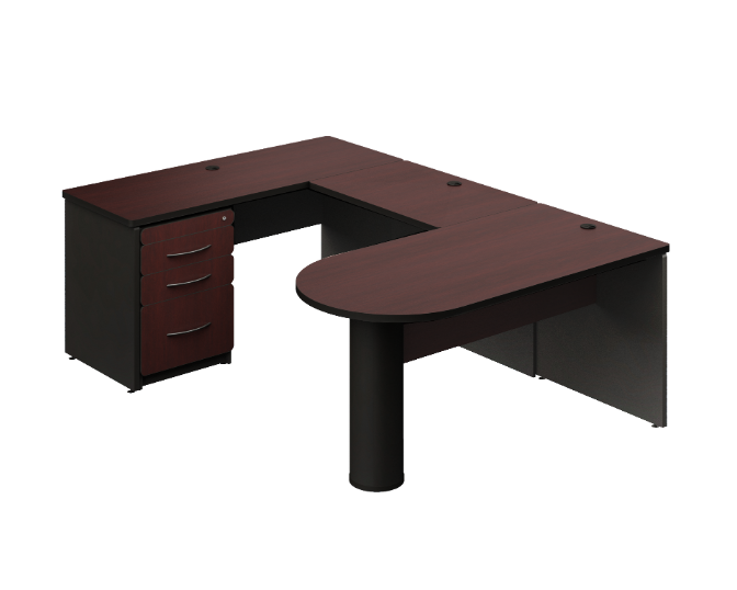 Conjunto Semi Ejecutivo 150.8 x 225.4 x 74 cm Spazio