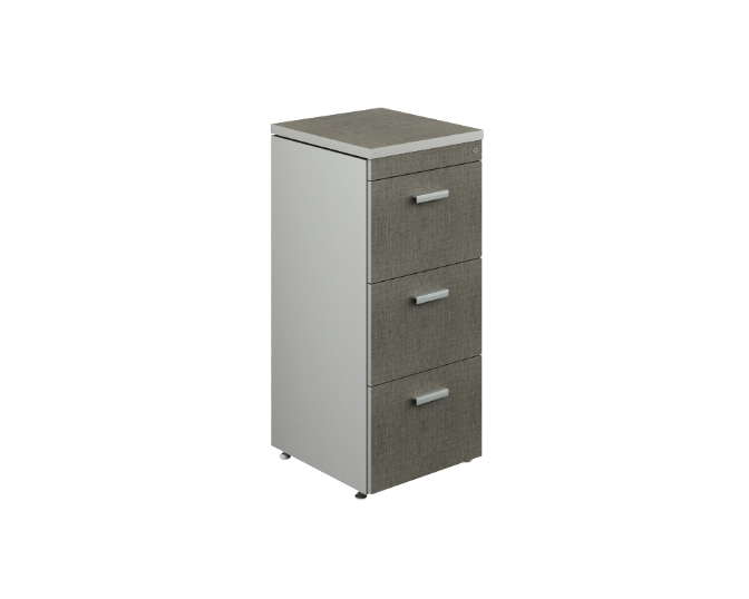 3-Drawer vertical file 16 x 19 x 42" Kenza