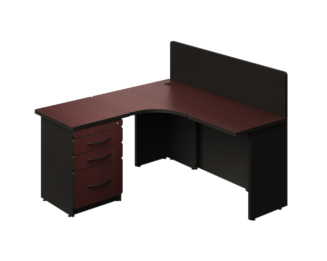L-desk 59 x 60 x 43" Spazio