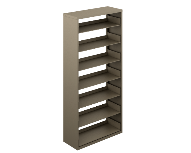 [GAA710LL02] Steel open shelf 39.5 x 15.5 x 86.5" (Beige)