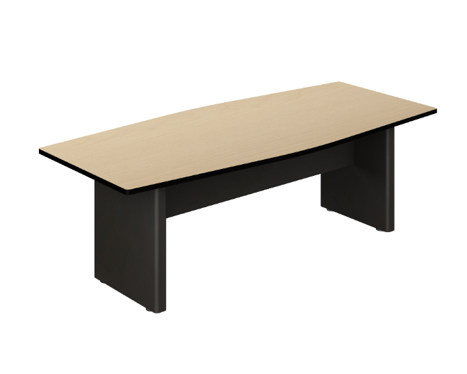 [GAK570240MM3BP04PL00] Mesa de Juntas 240 x 120 x 75 cm 3MM Cyber (Cherry, En Polvo Negro)