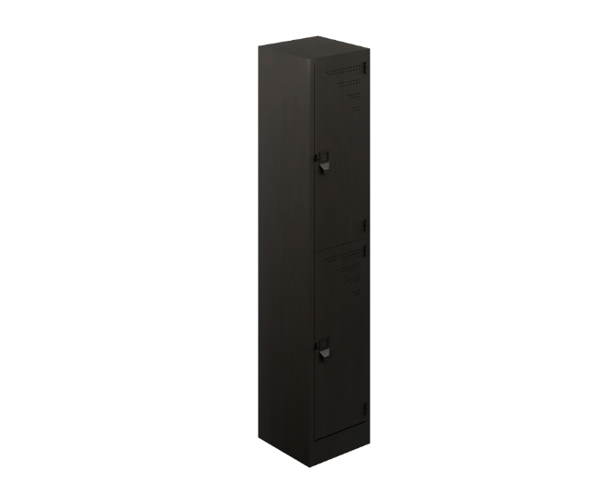 [GAA722LL02] 2-door 3B locker 24 gauge 14 x 14.5 x 72" (Beige)