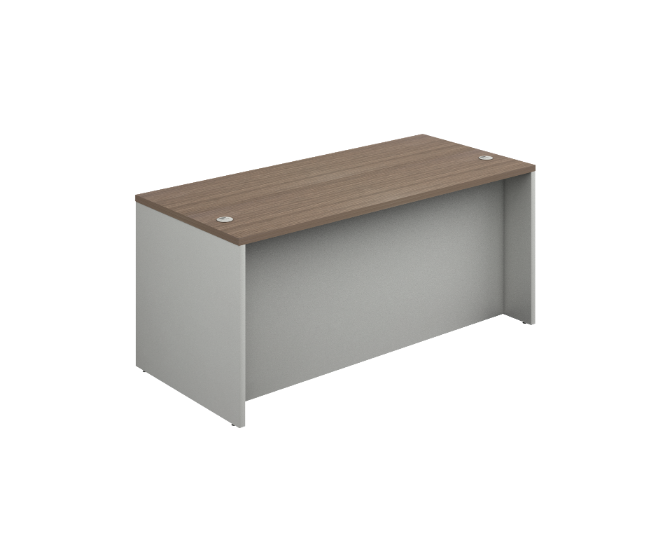 Desk shell with full modesty 65 x 30 x 30" Prime